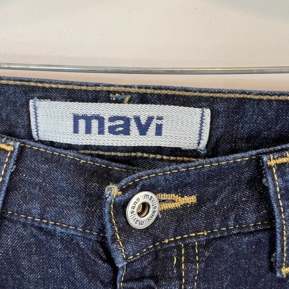 NWOT Mavi Style 192 Flared Denim Jeans Dark Wash Classic 100% Cotton Size 29/30 - Picture 9 of 14